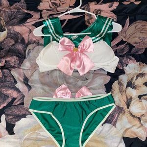 Anime bra & panty set